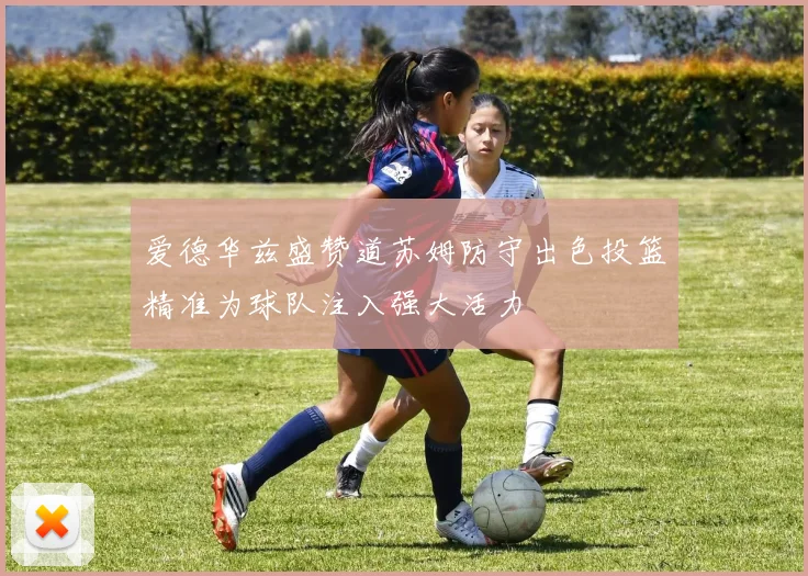 爱德华兹盛赞道苏姆防守出色投篮精准为球队注入强大活力